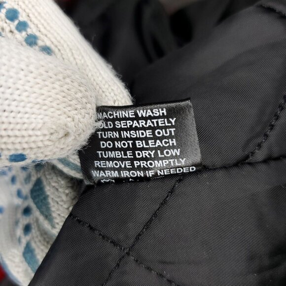 NFL Atlanta Falcons Bomber Jacket Mens Medium Red Team Apparel Retro Embroidered - Picture 13 of 13